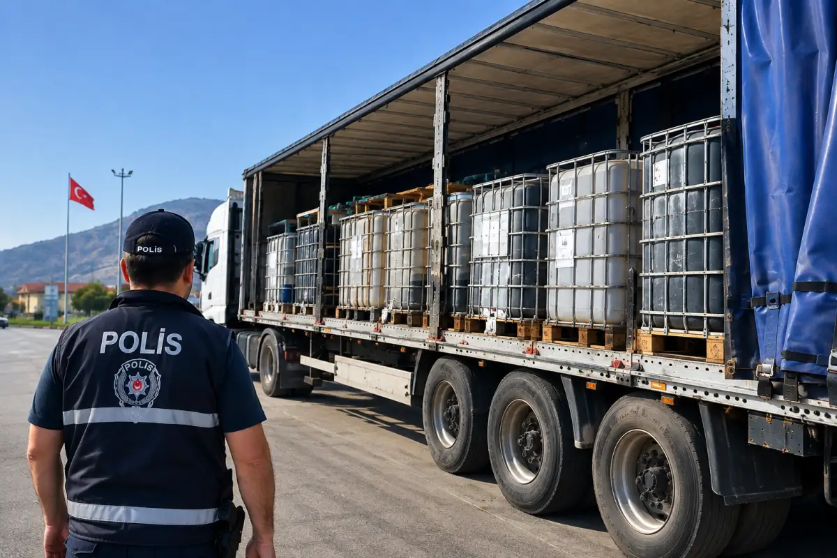 Iğdır’da TIR dorsesinde 9 ton kaçak akaryakıt ele geçirildi