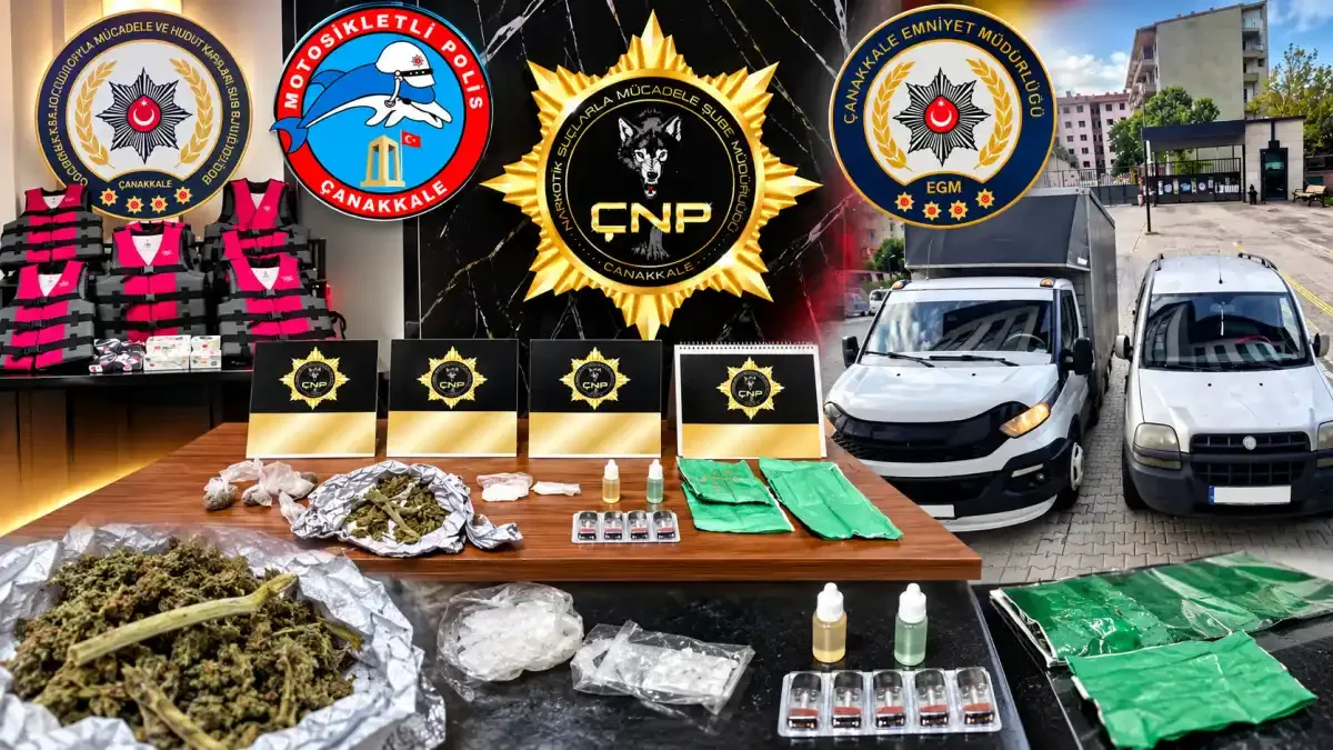 Çanakkale'de huzur operasyonu: 26 aranan şahıs yakalandı, 10 tutuklama
