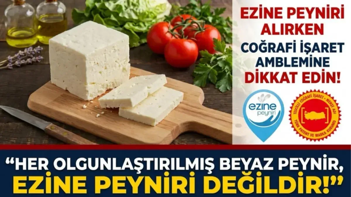 Ezine Peyniri için uluslararası mücadele: “Her olgunlaştırılmış beyaz peynir, Ezine Peyniri değildir!”