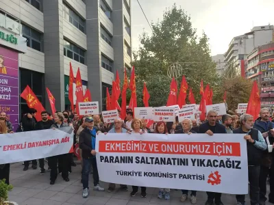 Ankara’da emeklilerden Sakarya Meydanı’nda eylem
