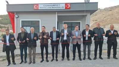 Beypazarı’nda Cumhuriyet Mahallesi Muhtarlık Ofisi açıldı
