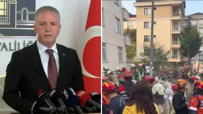 Maltepe’de çöken binada 3 kişi için arama sürüyor