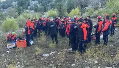 Isparta'da AFAD ekipleri mahsur kalan gruba ulaştı